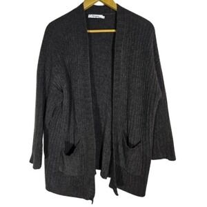 Arpeggio Knitwear Soft Blanket Open Knit Cardigan Sweater Cozy Capsule Large